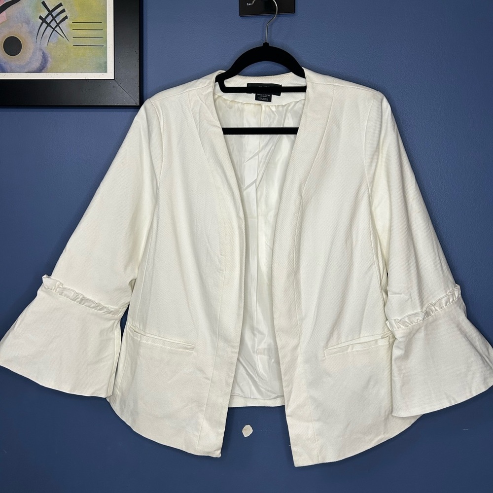 Michel Studio White Women's Blazer
